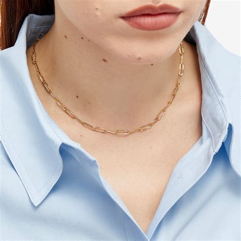 Gucci Link to Love chain necklace in 18k rose gold 